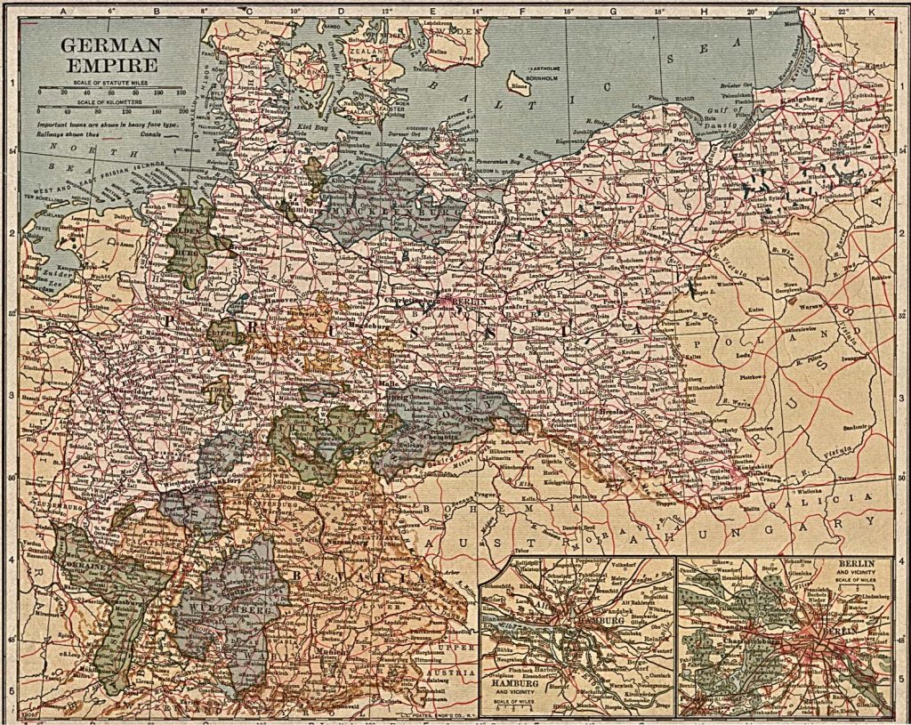 German Empire in 1917 during WWI