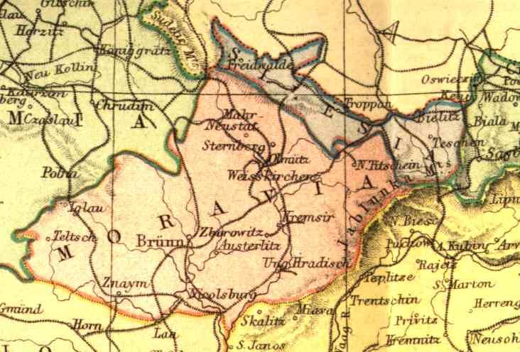 Moravia in 1700