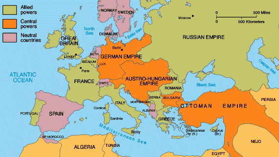 Powers in Europe in 1894