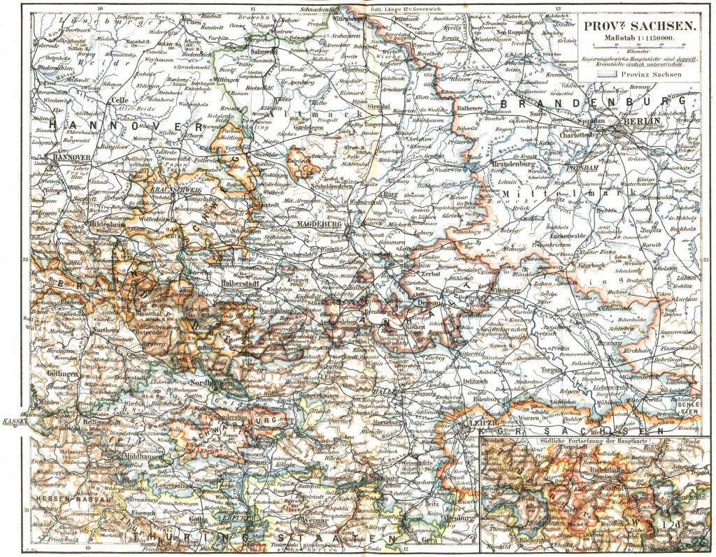 Saxony (Prussian province) in 1918