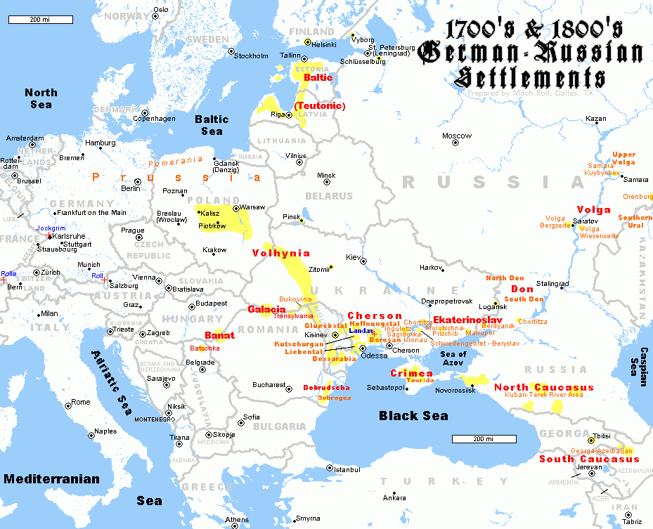 Germany And Russia Map Maps of Germans from Russia | FEEFHS