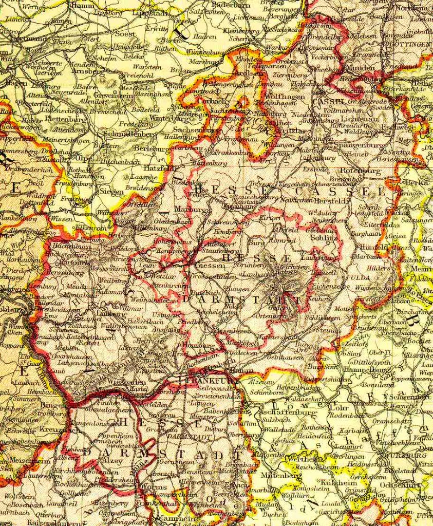 Hesse-Cassel and Darmstadt 1882