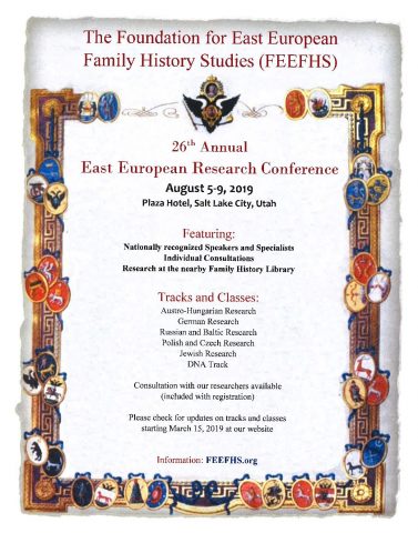 FEEFHS-Flyer for the 2019 Conference